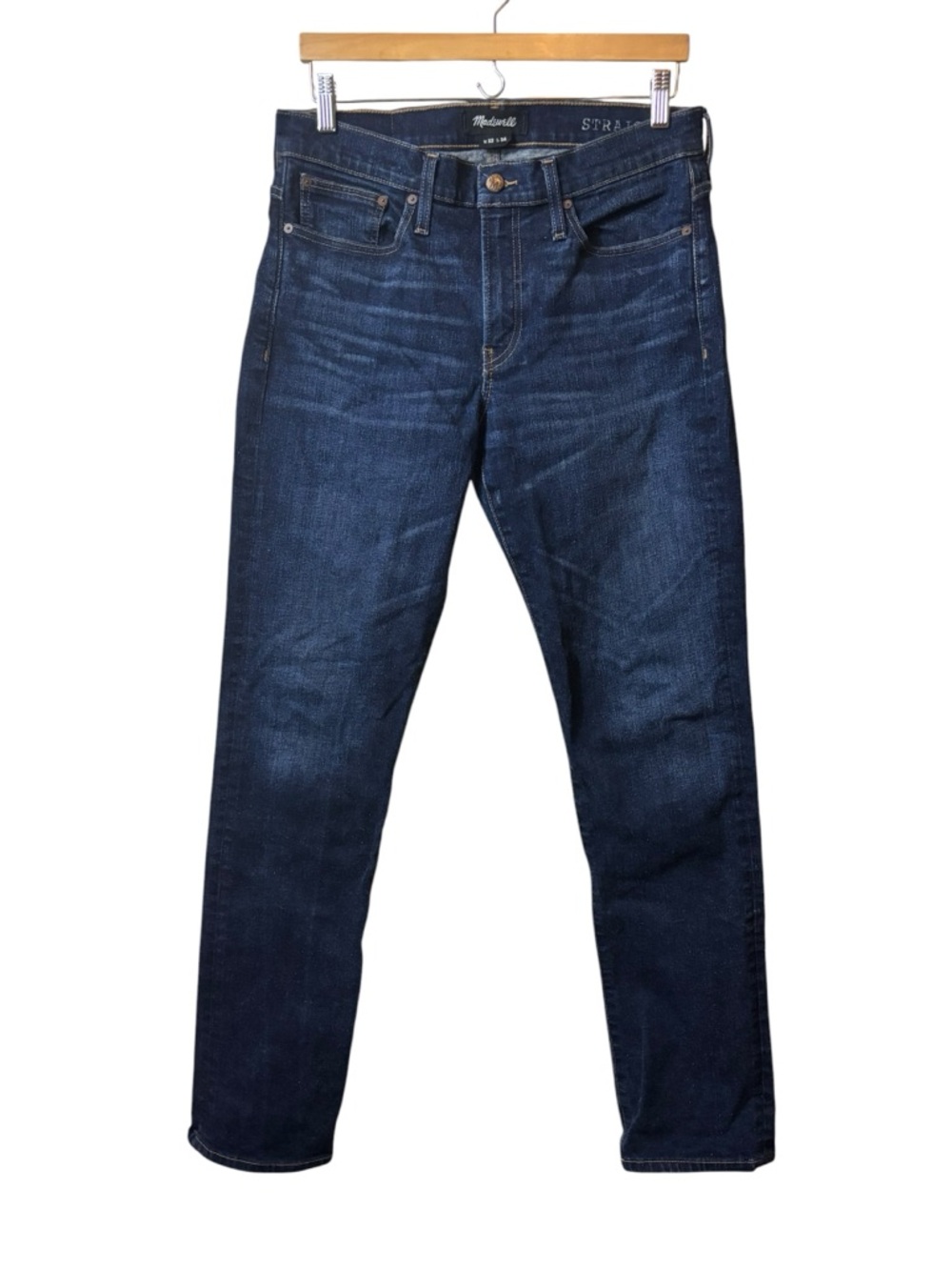 Madewell Men’s Dark Blue Straight Jeans 32X34 32 X 34